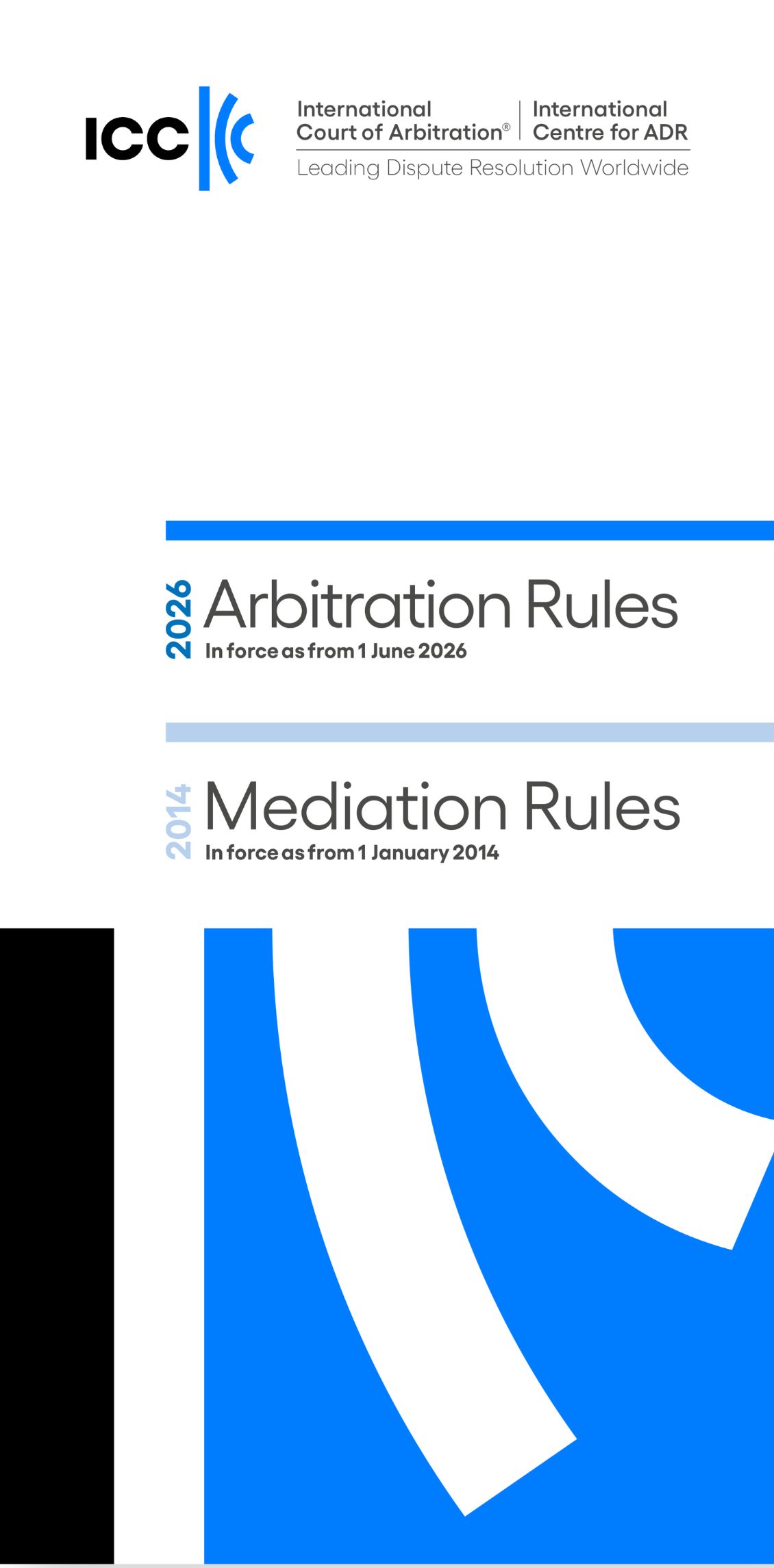 Cover artwork for the 2026 ICC Arbitration Rules